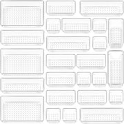 Organizzatore da disimballaggio - 25 pezzi - multifunzionale - per trucco, cucina e ufficio