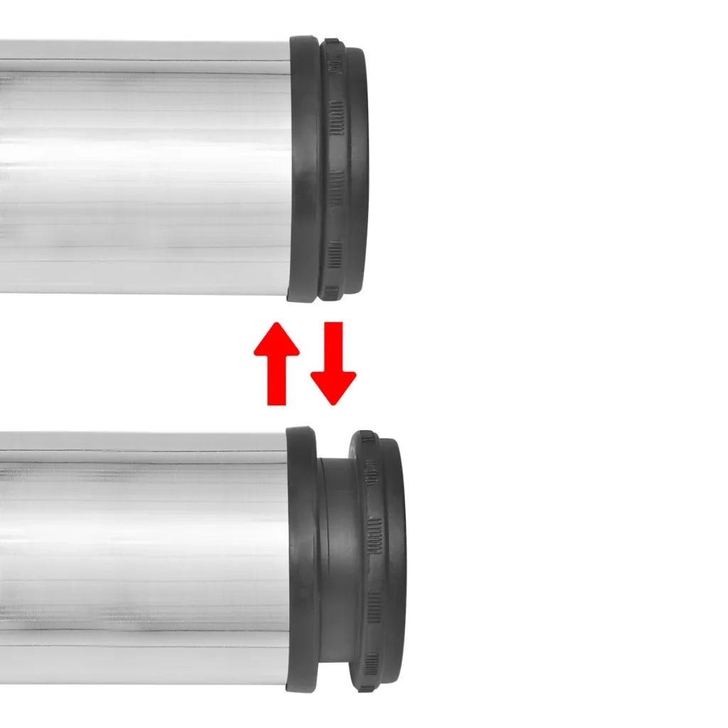 Set Gambe Tavolo 4 pz in Nickel Spazzolato Regolabili 1100 mm cod mxl 71028