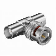 Trade Shop - Connettore Bnc A T Maschio A Doppia Femmina Adattatore Videosorveglianza Maxtech C-bnc09 -