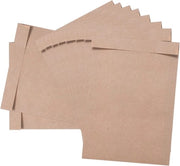 Borse di Carta 16 x 23 cm - Carta Kraft con Tessuto Naturale