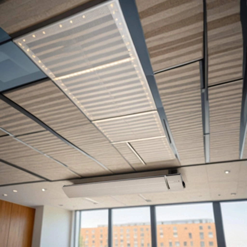 Sined Calore Bianco 1800 Radiatore a Infrarossi Per Esterno In Alluminio Da 1800w Bianco Nessuna Emissione Di Luce Elemento Riscaldante In Lega Alluminio Estruso Rivestimento Ceramico Bianco Ip65