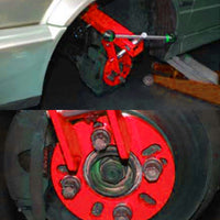 Rullo per bordatura e allargamento del parafango auto, girevole a 180°