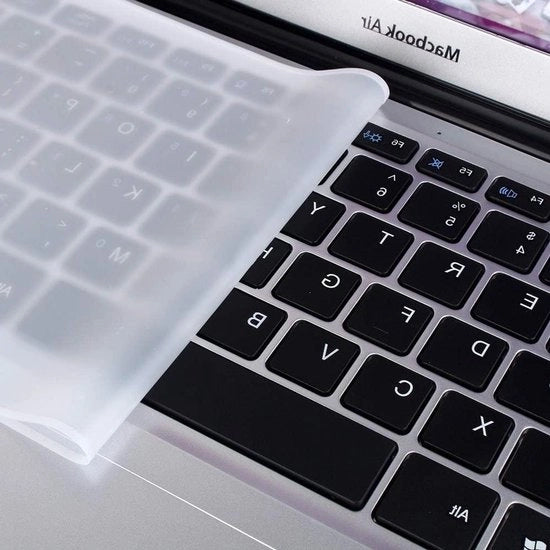 Copertura di tastiera ultradurissima in silicone trasparente per laptop da 12" 13" 14" - Protezione trasparente per pelle - Accessori universali