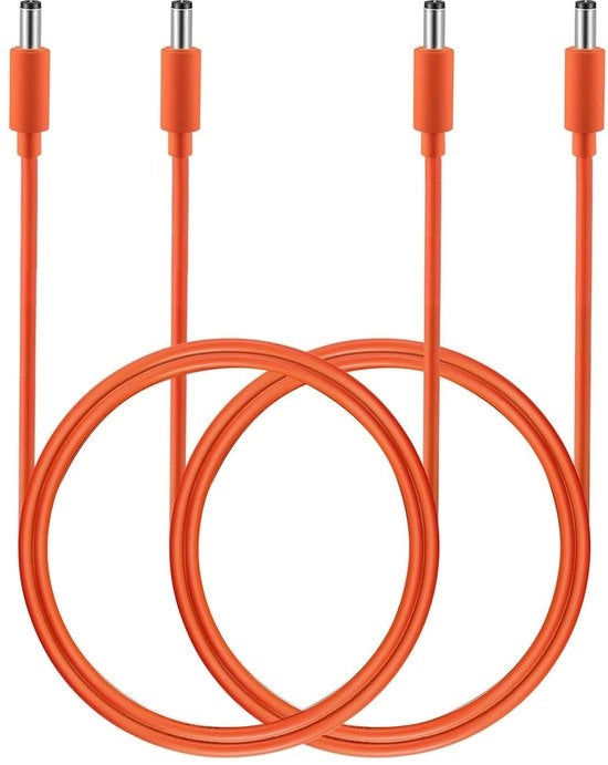 Cavo alimentazione DC a DC 0-24V 55 x 21mm 16AWG femmina-maschio estensore per CCTV, strip di illuminazione LED e illuminazione a strisce - 2PEZzi