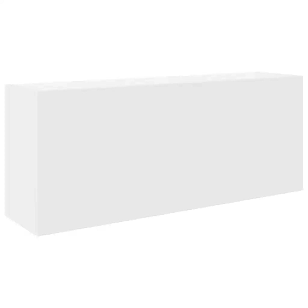 Mobile da Bagno a Parete Bianco 100x25x40 cm in Truciolato