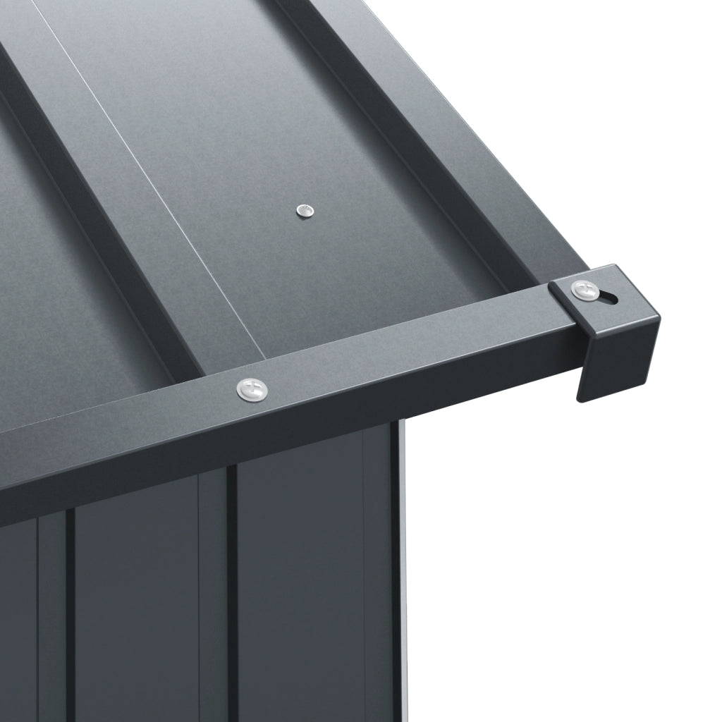 Aviario per Uccelli Antracite 210x215x247 cm Acciaio