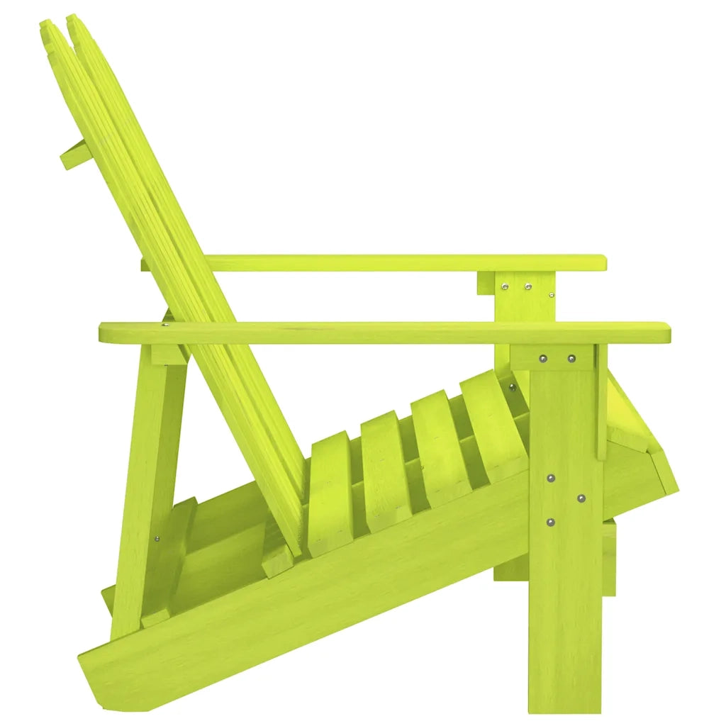 Sedia da Giardino Adirondack a 2 Posti in Legno di Abete Verde 315906