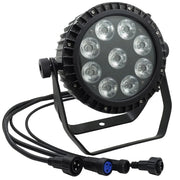 Trade Shop - Ip 65 Waterproof Led Par 9x20 Rgbw 4in1 Full Color Resistenti All'acqua -
