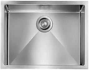 CM 012051.S0.01.2018 Filotop Lavello da incasso 2 vasche Acciaio inox AISI 304 18-10 con finitura Filoraggiato (81x45x19 cm) colore Inox satinato