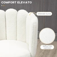 Sgabelli da Cucina Set 2 Pz in Poliestere, Acciaio e Gommapiuma con Poggiapiedi Regolabile, 52x53x93 cm