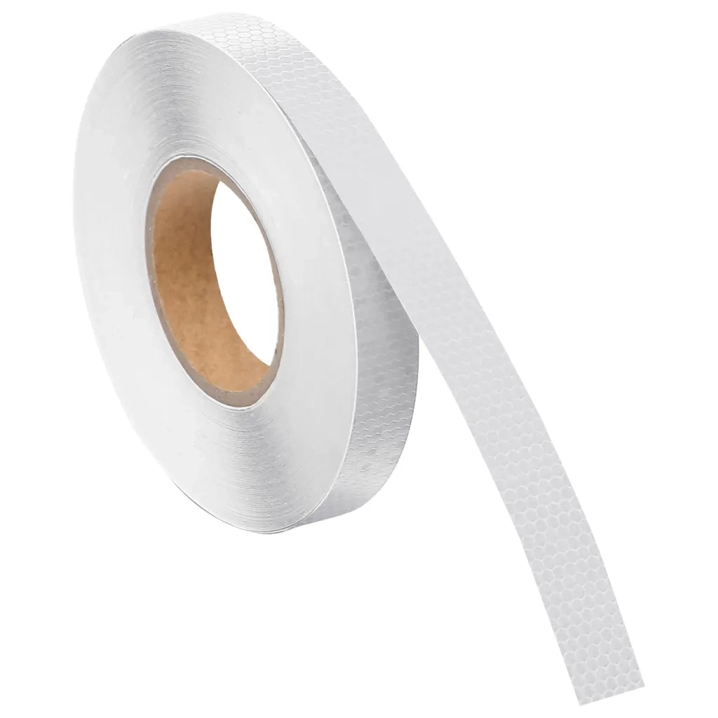 Nastro Riflettente bianco 2,5 cm x 50 m PVC CFW9059636