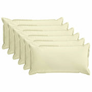 Federa 6 pcs HOUTEN Crema 40 x 80 cm Poliestere 918287
