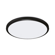 Plafoniera LED IP54 nera tonda 31cm 24W 4200K Struhm