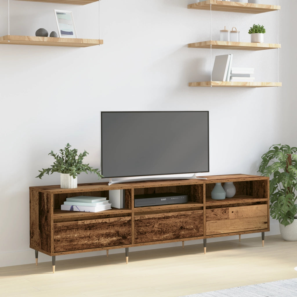 Mobile TV Legno Antico 150x30x44,5 cm Legno Ingegnerizzato