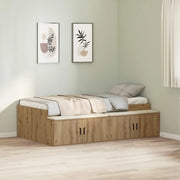 Struttura del letto con cassetto Rovere artigianale 80 x 200 cm 3335204