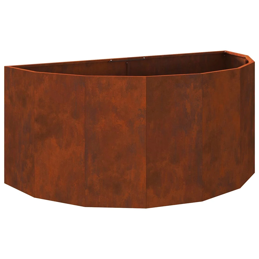 Fioriera Ruggine-Vaso-Contenitore per Piante 120 x 60 x 50 cm