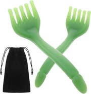 Borsetto per capelli - Massaggiatore per capelli Strumento per la rilassante manuale - Verde