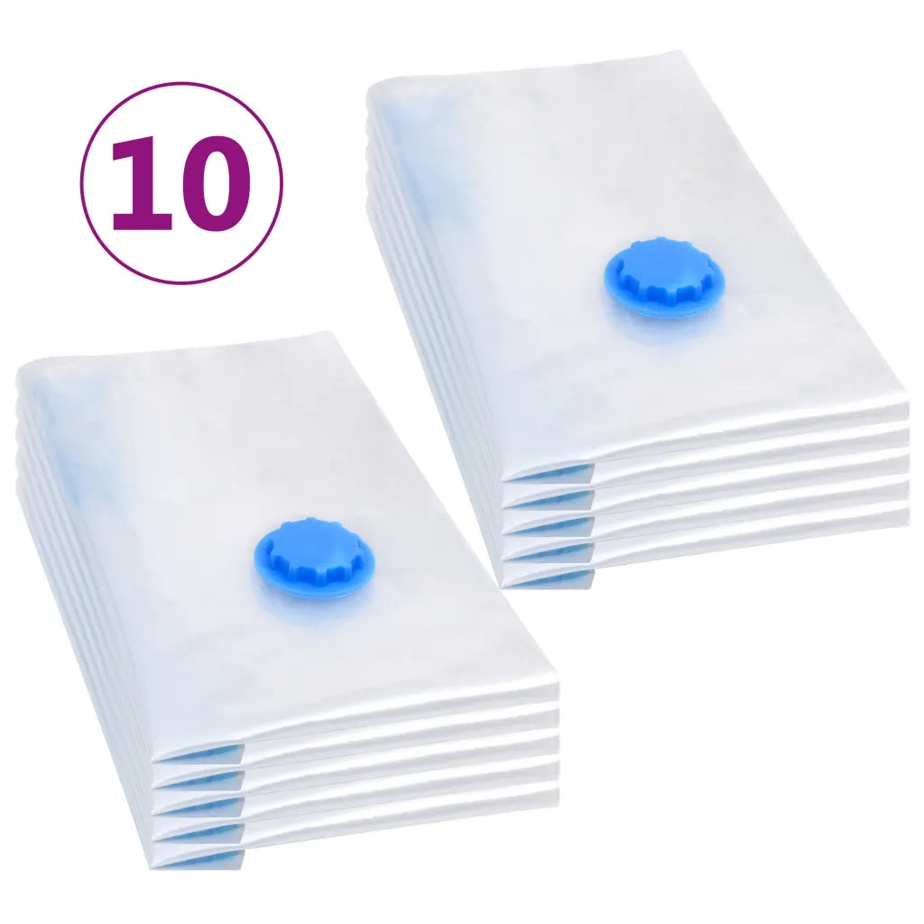 Sacchetti da Viaggio Sottovuoto per Vestiti 60x40 cm 10 pz 51329