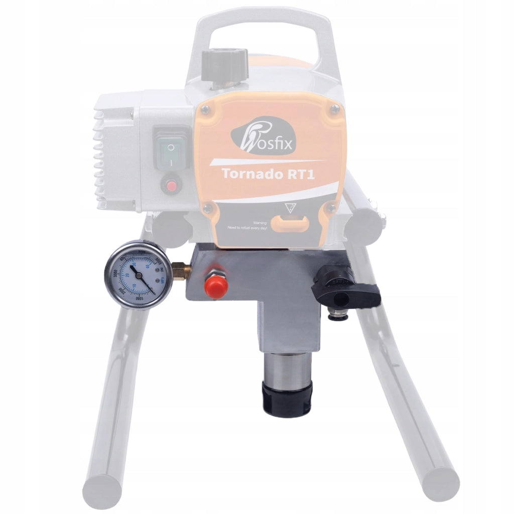 Pompa con Manometro e Valvola per Rosfix Tornado RT1 – Alta Pressione 22 MPa, Portata 2,2 L/min