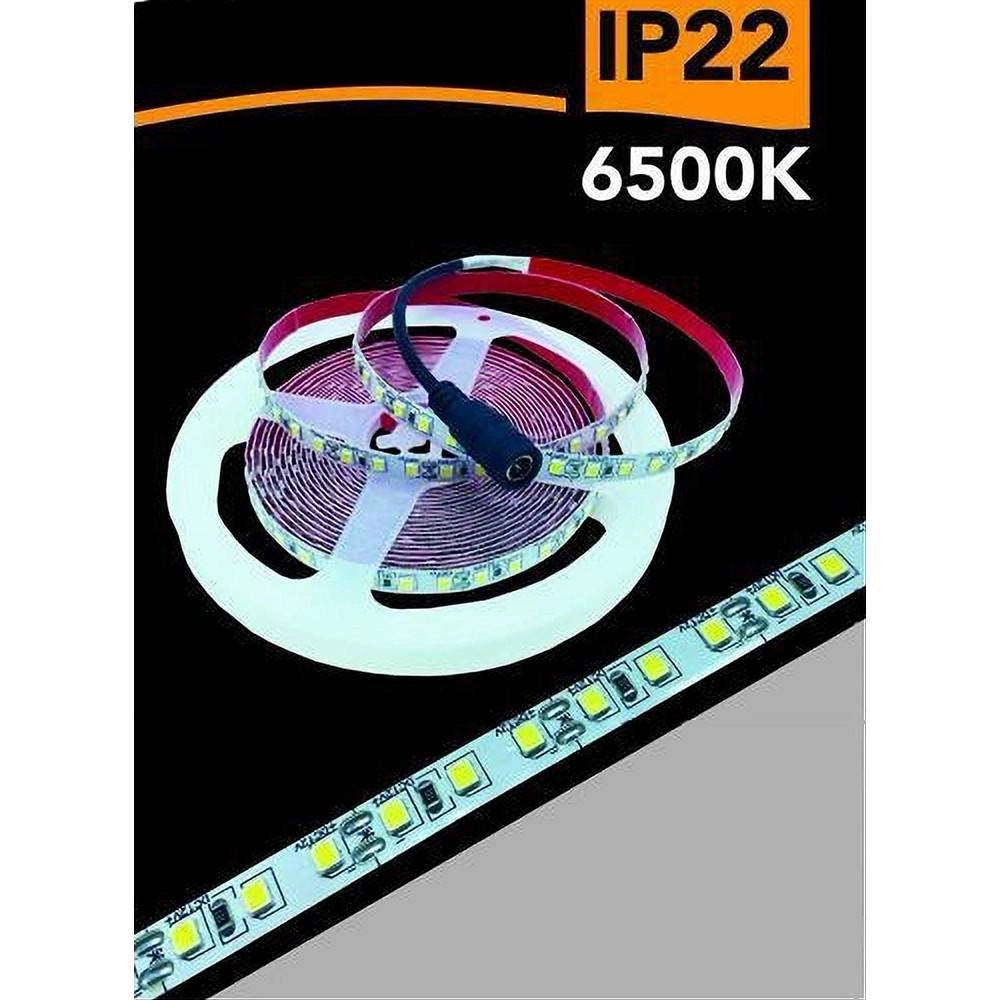 Trade Shop - Striscia Led 2835 Strip 5mt Bobina Luce 3000k 4000k 6500k Blu Ip22 2835-12v -
