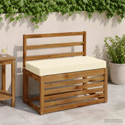 Cuscini per Panchina a 2 Pezzi SOEST 2 pz 100% Poliestere Crema 949579