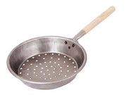 PADELLA PER CASTAGNE CON MANICO IN LEGNO- - ø cm.30 - 5 pezzi
