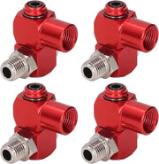 Connettore aeree 360 gradi, 1/4 pollici NPT, filo 150 PSI, adattatore pneumatico per attrezzi