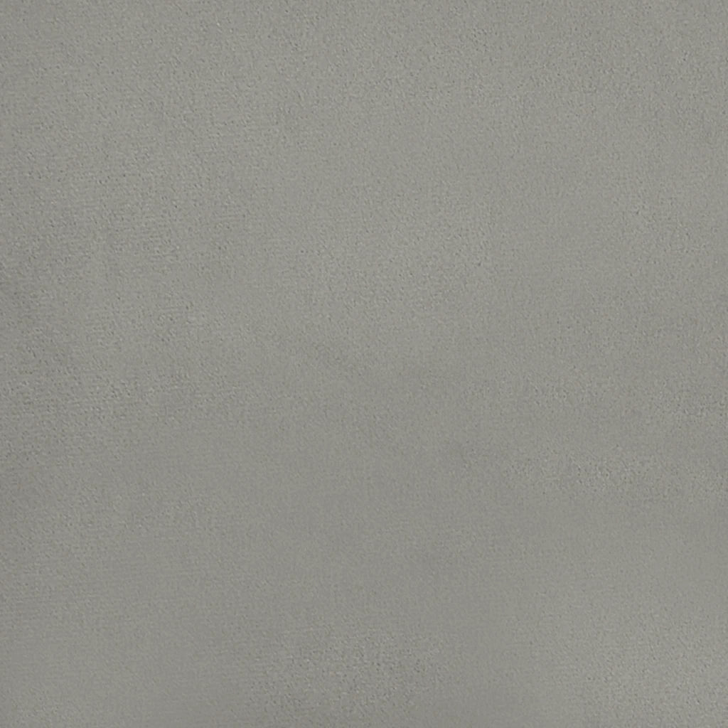 Testiera ad Orecchio Grigio Chiaro 183x23x78/88 cm in Velluto 3117344