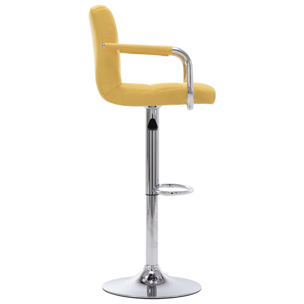 Sedia da Bar Gialla in Tessuto cod mxl 71037