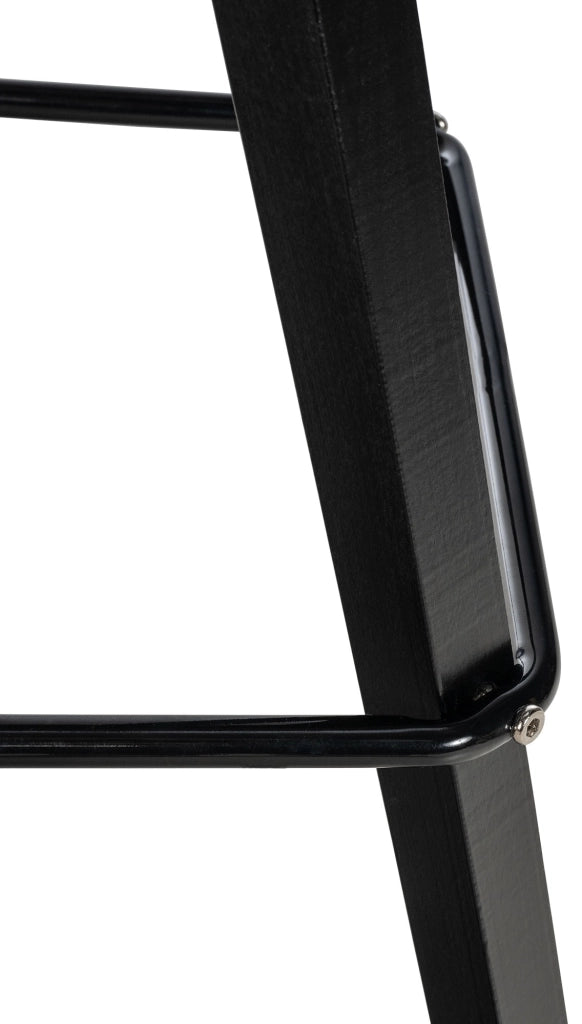 Barhocker Corbin Stoff Square schwarz