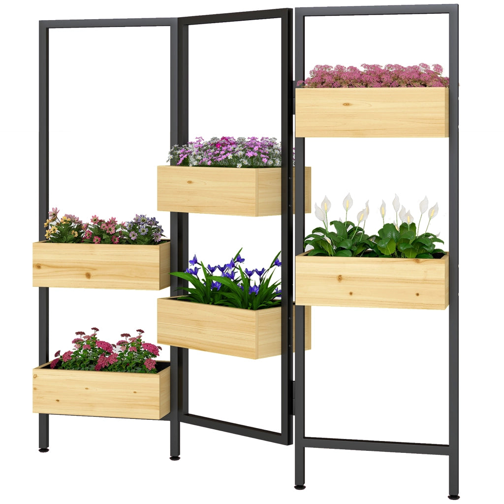 Fioriera con griglia pieghevole ¨C Zephmum ¨C Verde 6 pezzi