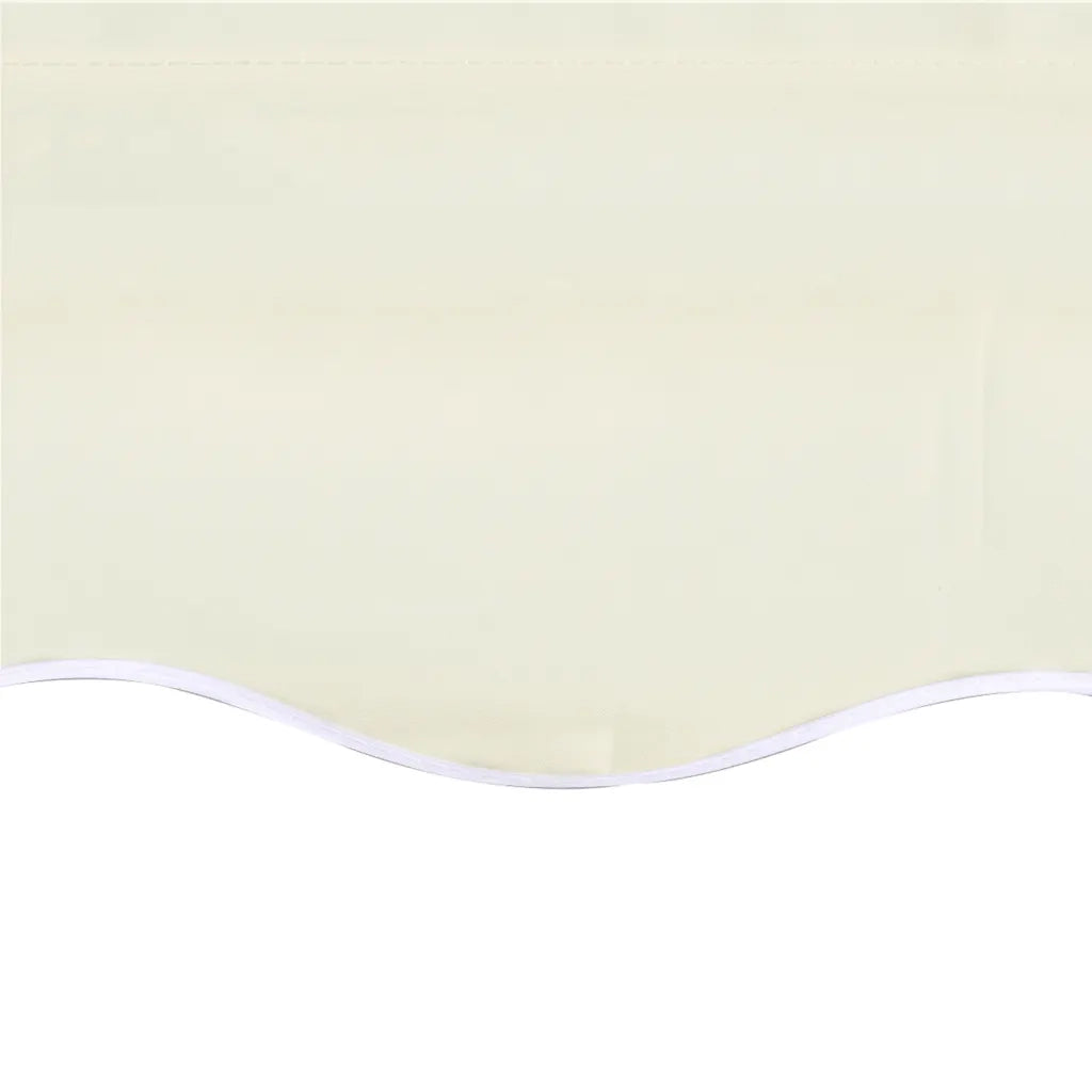 Tessuto di Ricambio per Tenda da Sole Crema 500x350 cm Poliestere 311932