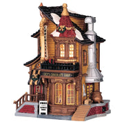 Edificio Luminoso Natalizio Cioccolateria Lucy Villaggio di Natale Lemax