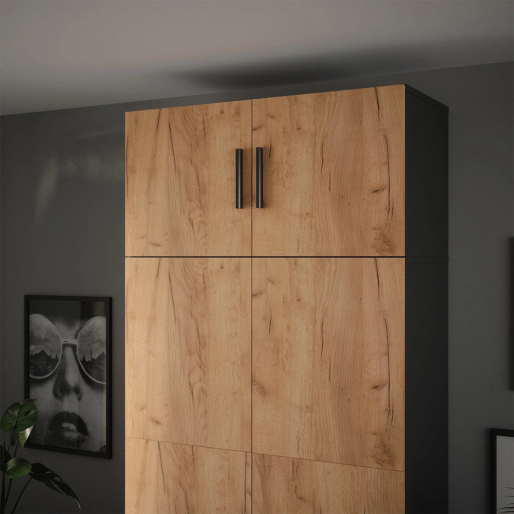 Vicco Modulo aggiuntivo Antracite/quercia dorata 80 x 40 cm con 2 porte