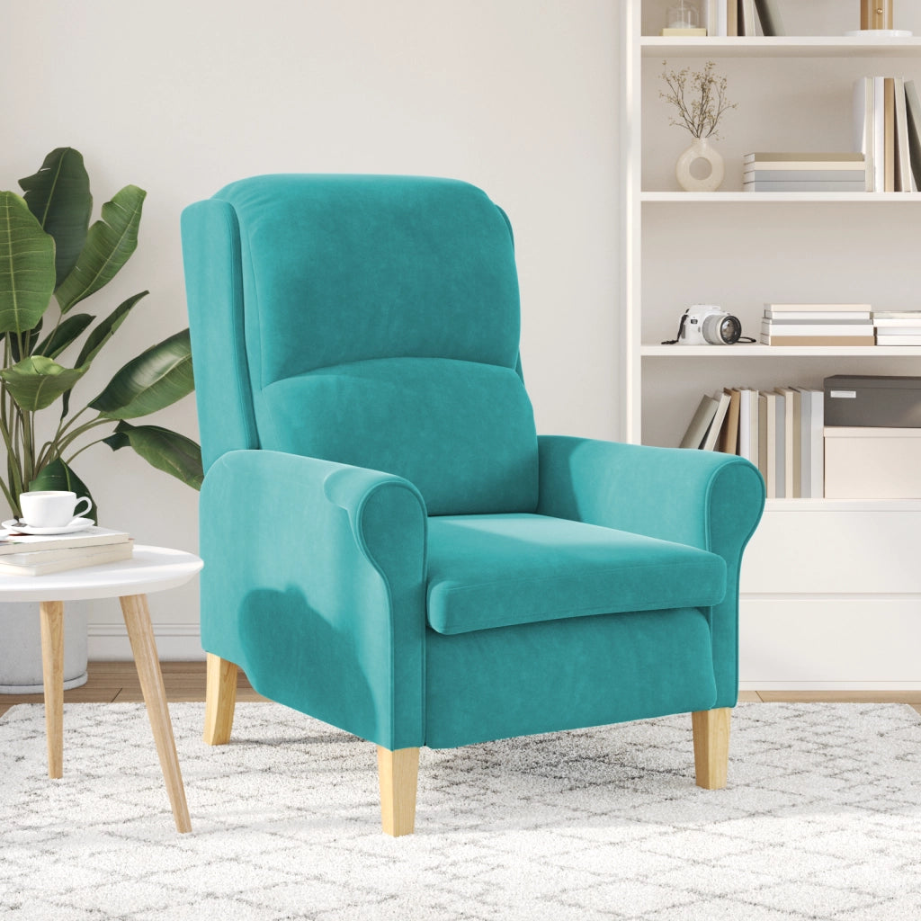 Poltrona Turchese Turchese Tessuto Standard Ergonomica