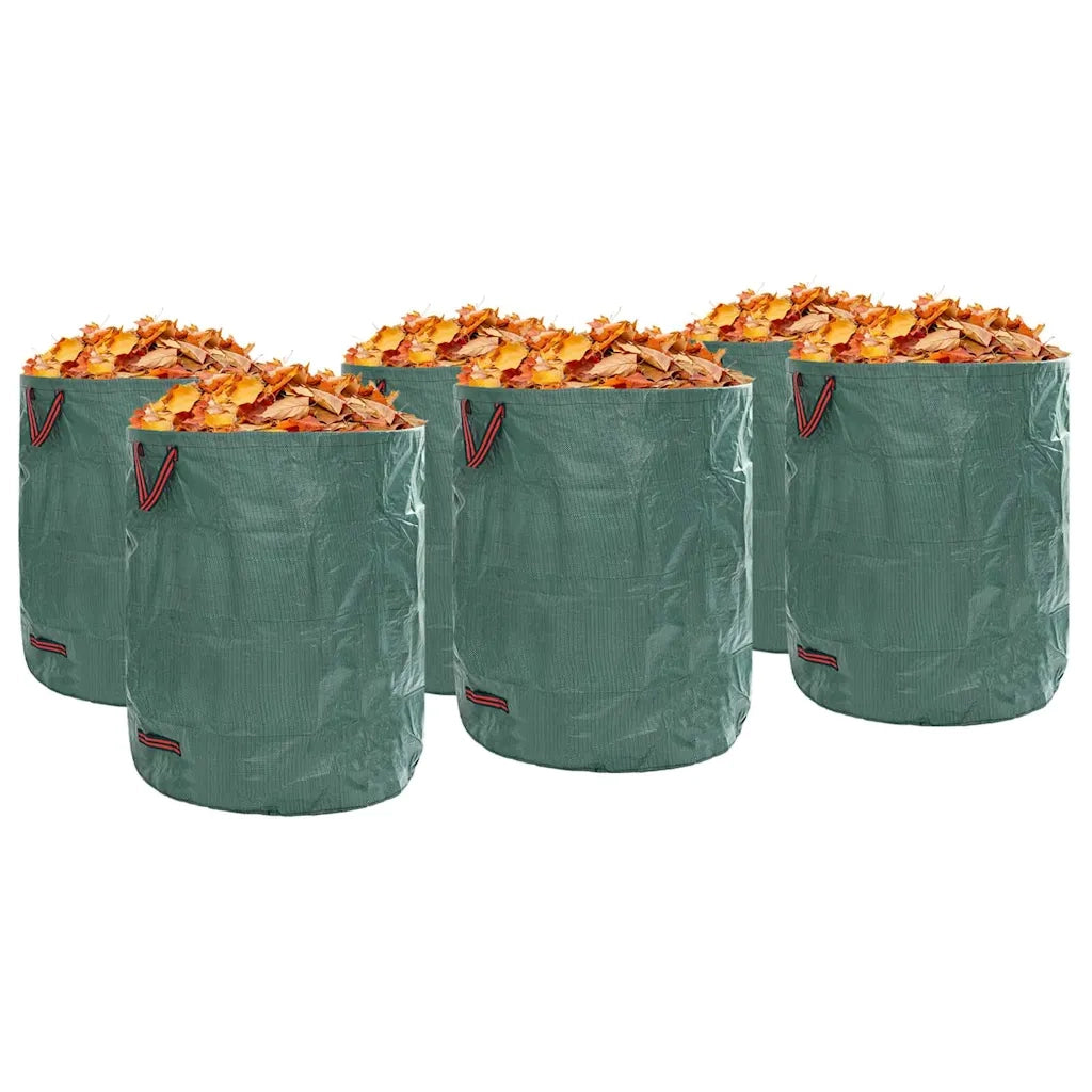 Sacchi per Rifiuti da Giardino 12 pcs Verde 79 x 79 x 99,5 cm 42008108