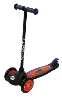 Monopattino Evolutivo a 3 Ruote con Cuscinetti ABEC-5 e Freno a Pedale Posteriore Marvel Spiderman Blu
