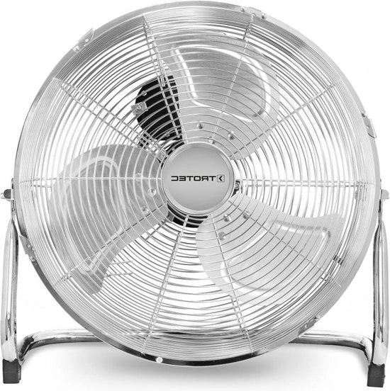 Ventilatore per pavimento con 3 velocità e piede antiscivolo - Ventilatore stabile e sicuro per pavimento