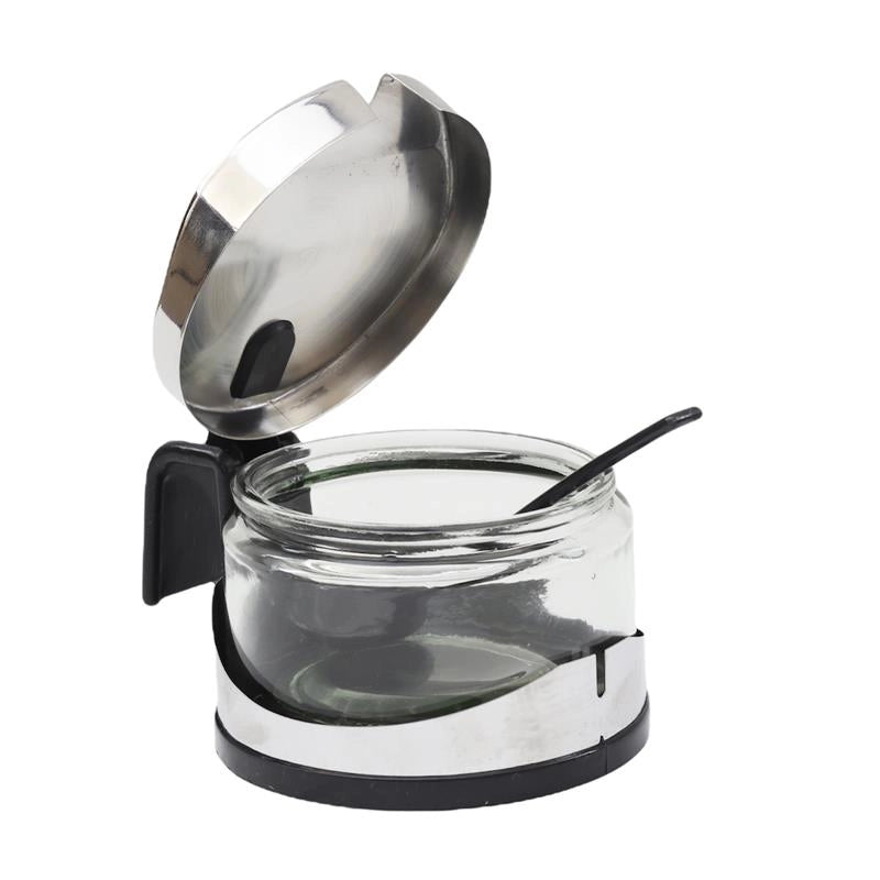KIT SET 2PZ MAURY'S CONDÌ FORMAGGIERA DA TAVOLA CON CUCCHIAINO IN ACCIAIO INOX