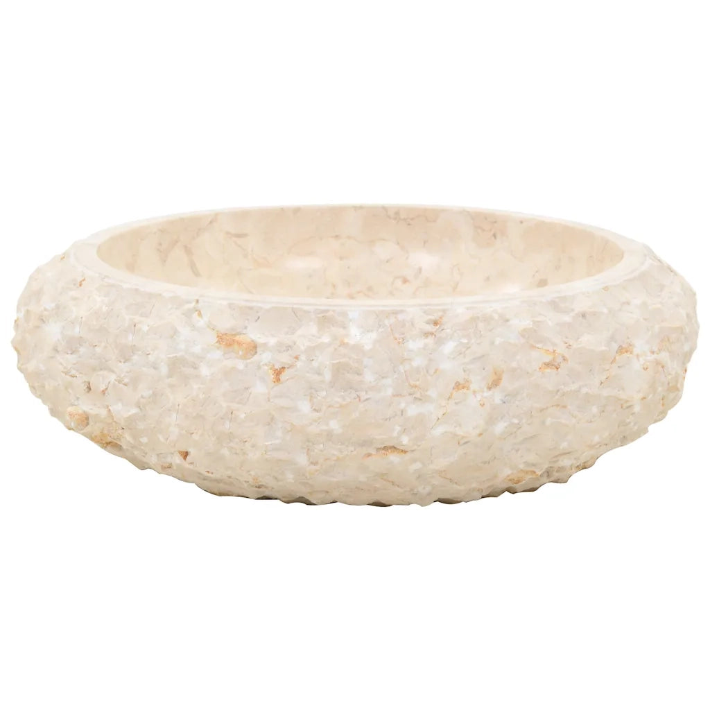Lavandino 40x12 cm in Marmo Crema 142777
