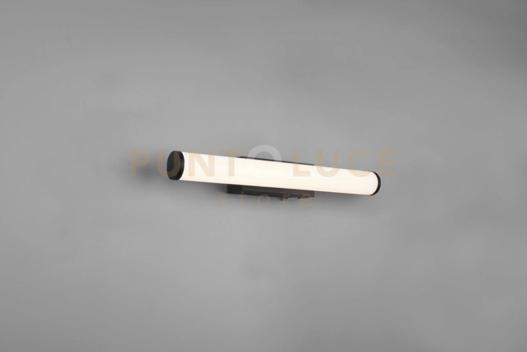 MATTIMO H2O APPLIQUE DA BAGNO LED 4,3W 450lm, 3000K NERO IP44 CON INTERRUTTORE L. 40,4CM