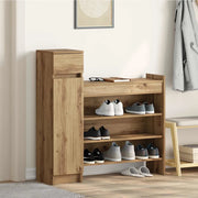 Mobile per scarpe-Scarpiera Rovere artigianale 100,5 x 28 x 100 cm