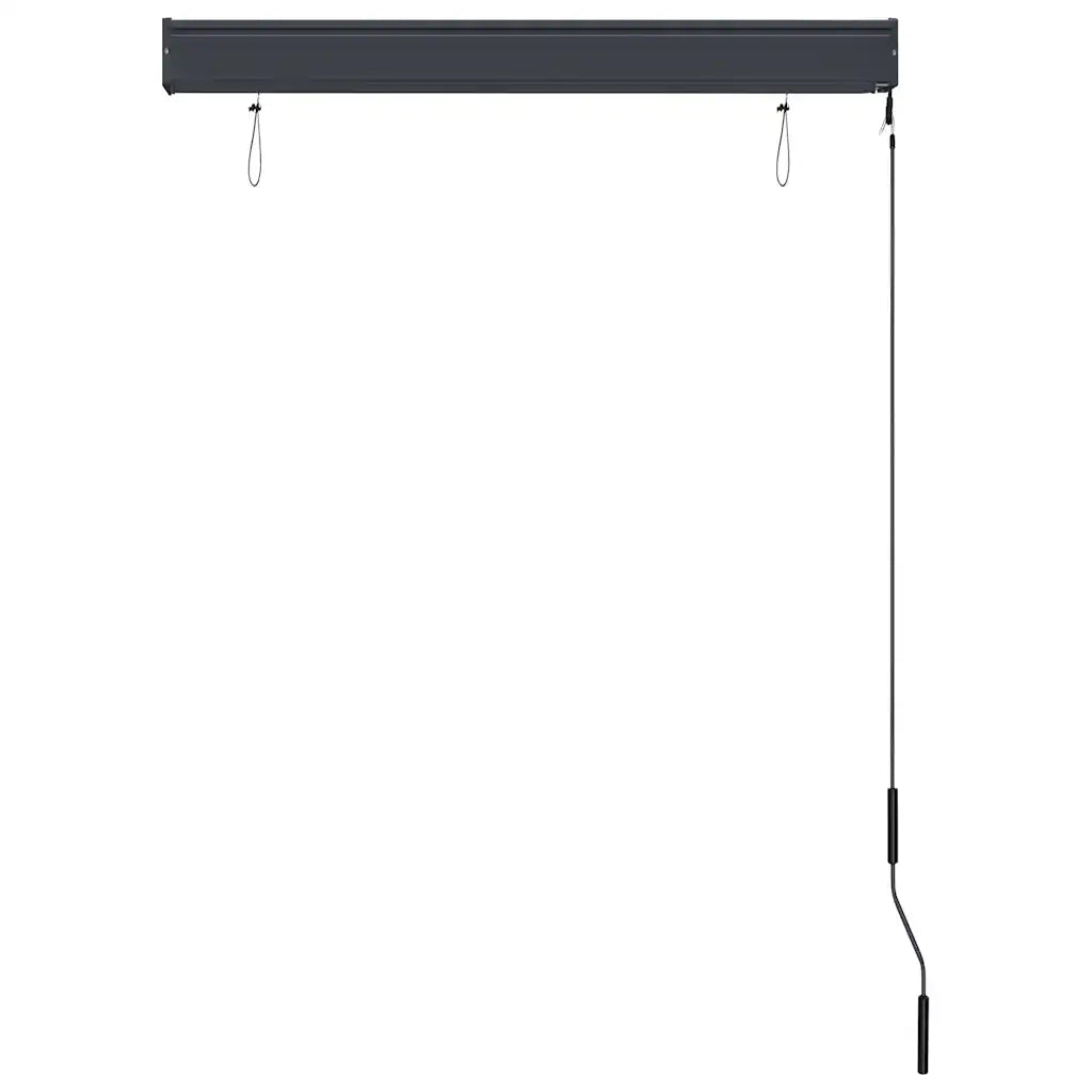 Tenda a Rullo per Esterni-Tenda da sole avvolgibile 100x250 cm Bianca e Arancione