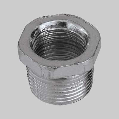 RIDUZIONE CON VITE MASCHIO/FEMMINA ACCIAIO  1 x 1/2     MADE IN ITALY