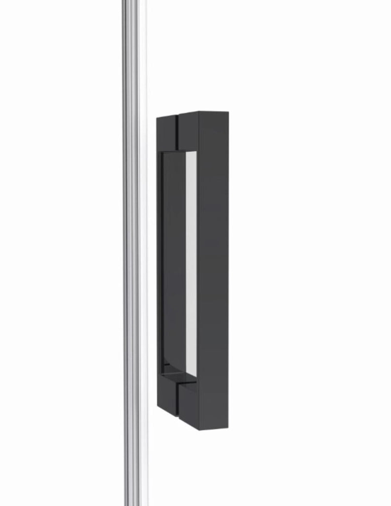 Porta doccia scorrevole 2+2 ABANTE (TWENTY) 140 cm Profilo Nero