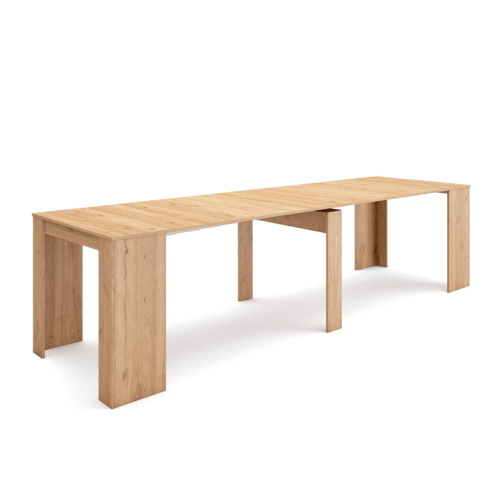 Consolle allungabile, 300, Per 14 persone,  Tavolo da pranzo, Rovere RF2653