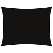 Parasole a vela | Telo Ombra | Vela da ombra Oxford Rettangolare 3,5x5 m Nero