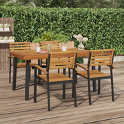 Tavolo da Giardino 150x90x75 cm Legno Massello di Acacia