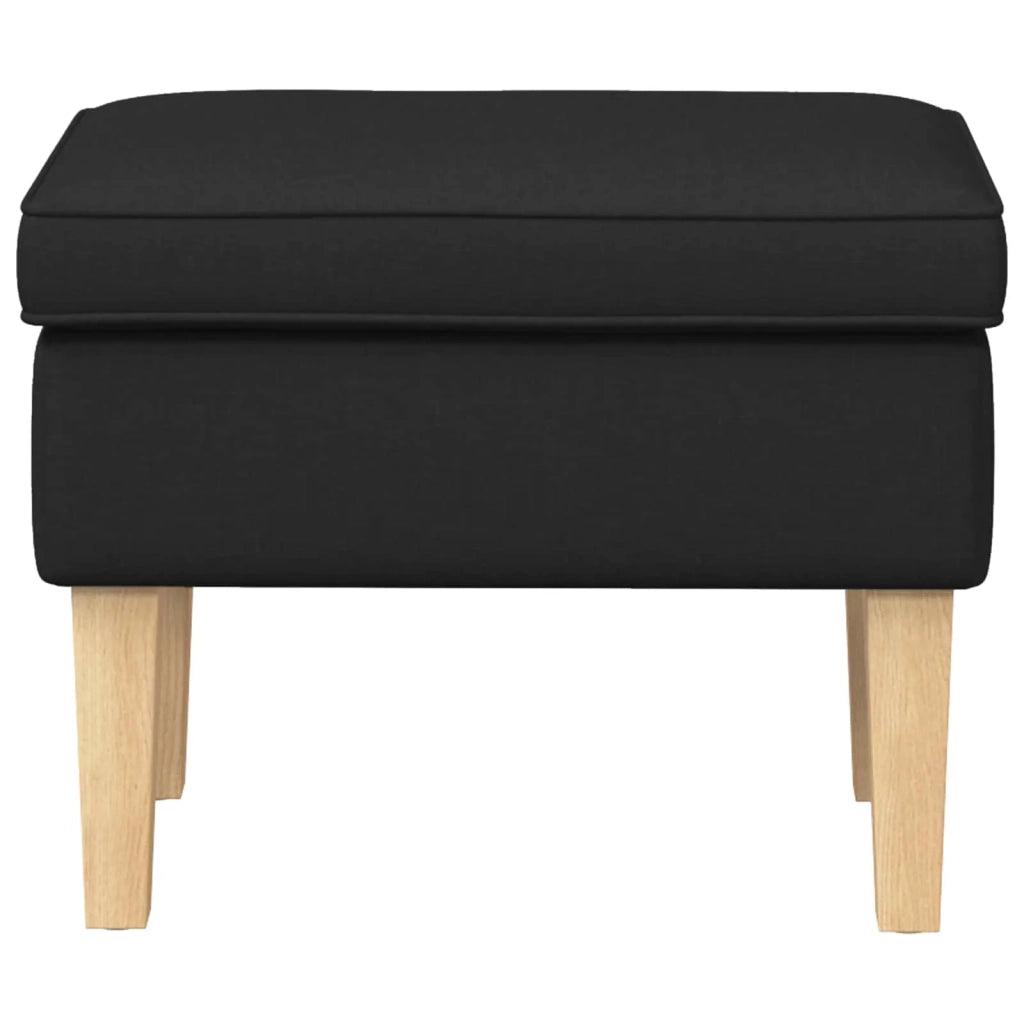Poggiapiedi Nero 55 x 35 x 41 cm Tessuto 42030002