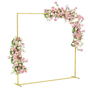Arco per Rose in Metallo ¨C Zephmum ¨C Dorato 200x40x200 cm